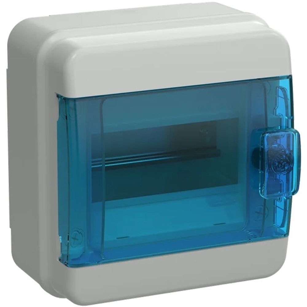 Корпус пластиковый КМПн-6 IP65 синяя прозрачная дверь TEKFOR IEK