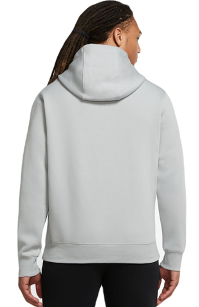 Мужская теннисная кофта Nike Sportswear Club Fleece Pullover Hoodie - light smoke grey/light smoke grey/white
