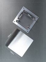 Вентиляционная решетка РД 170х170 Хром