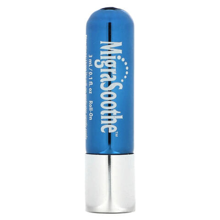 MigraSoothe, Roll-On, Lavender & Peppermint, 0.1 fl oz (3 ml)