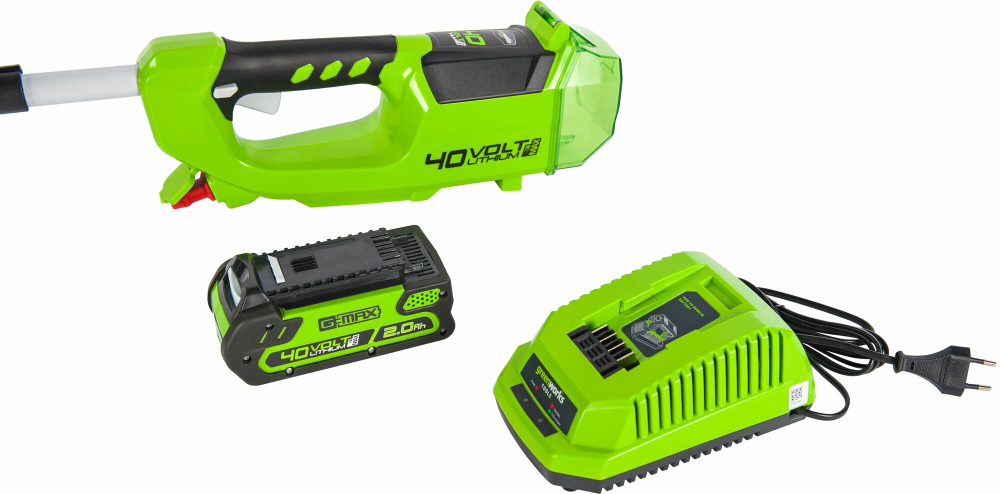 Снегоуборщик-снеголопата GREENWORKS GD40SS 40В,б/щ,30 см,1хАКБ 4 А.ч и ЗУ (2600807///)