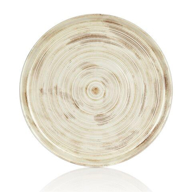 Тарелка д/пиццы d=32см, фарфор, "Falme Brown" By Bone