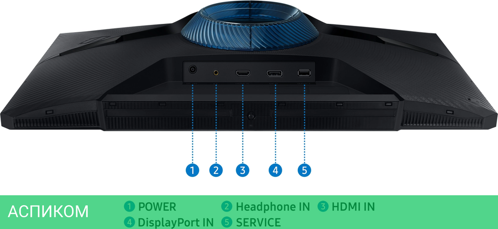 Монитор Samsung 24" Odyssey G3 S24DG300EIXCI