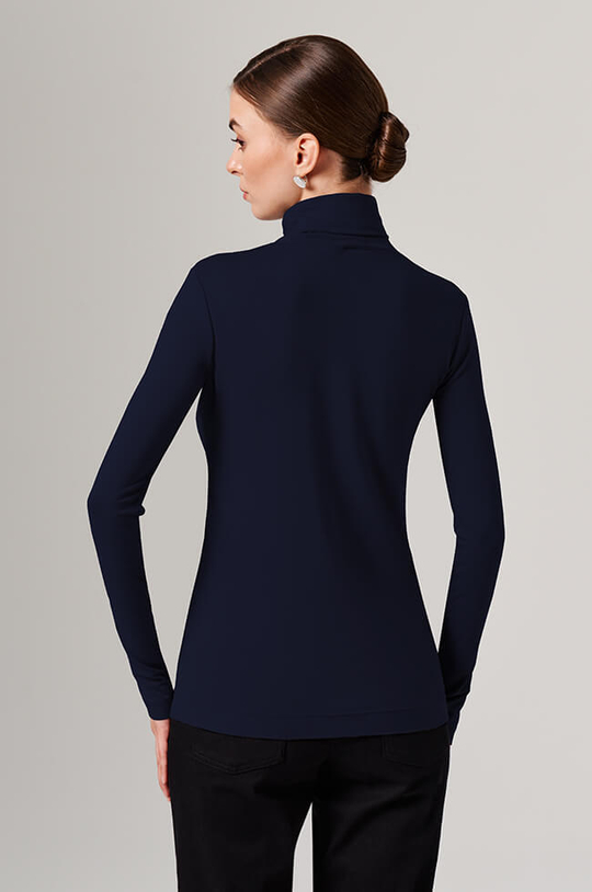 23162 Водолазка женская (темно-синий)