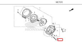 93903-35410. SCREW, TAPPING, 5X20. Honda C125