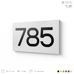 Номер на дверь 785, табличка на дверь для офиса, квартиры, кабинета, аудитории, склада, белая 120х70 мм, Айдентика Технолоджи