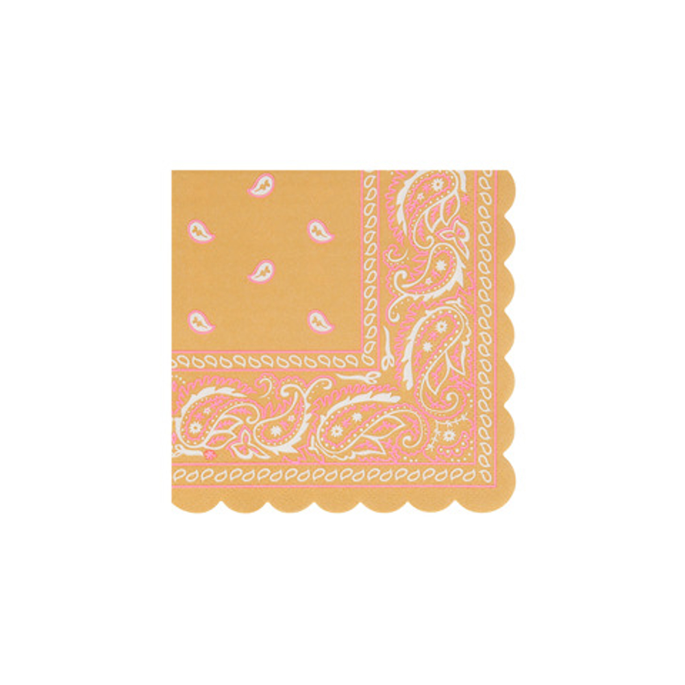 Салфетки большие "Ковбои" 16 шт. (13 х 13 см)