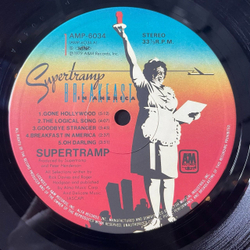 Винтажная виниловая пластинка LP Supertramp Breakfast In America (Japan 1979) (No Obi) The Logical Song AMP-6034