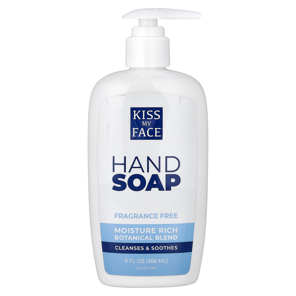 Kiss My Face, мыло для рук, без отдушки, 266 мл (9 жидк. унций)