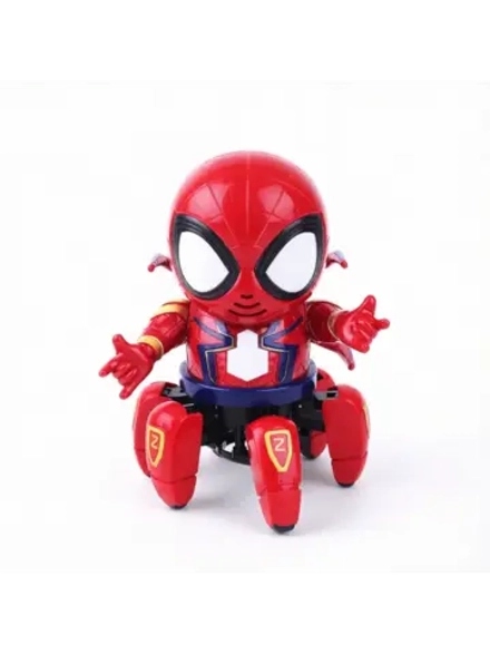 Танцующий робот Человек-паук Осьминог красный