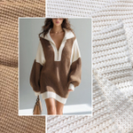 Вязаный трикотаж с вискозой Бежевый