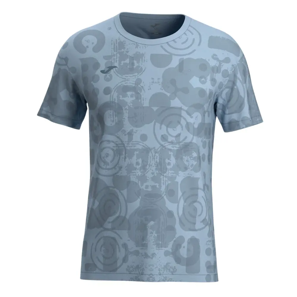 Мужская теннисная футболка Joma Challenge Short Sleeve - sky blue