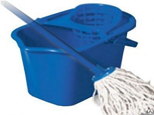 Набор  д/уборки  МОП 10л 3в1 (ведро отжим,черенок,насадка)7202/G1554 / УХТ  К3316