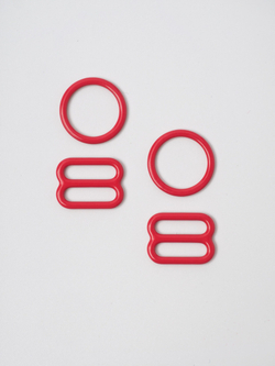 Кольцо и регулятор для бюстгальтера темно-красный 1 см