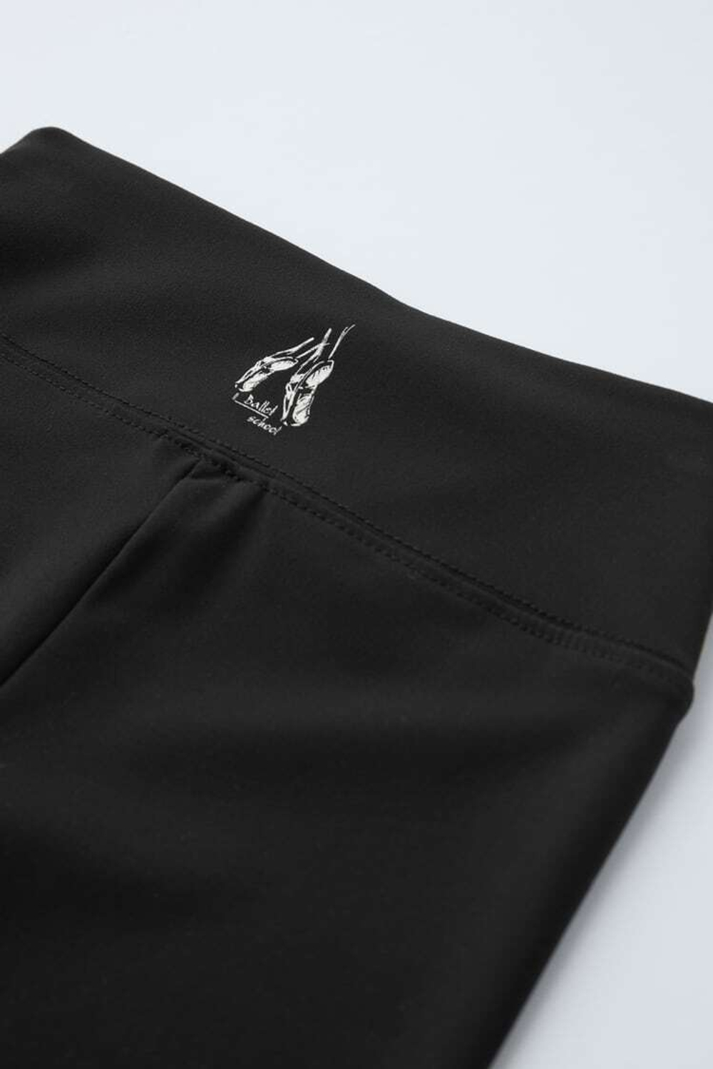 ZARA РАСКЛЕШЕННЫЕ ЛЕГИНСЫ ДЛЯ БАЛЕТА, ЧЕРНЫЙ