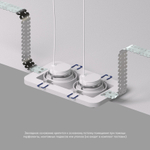 DK2062-SCB Закладная панель SCB для DK2062, ПВХ