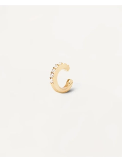 Кафф Alex серебро 925 пробы покрытое золотом