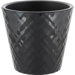 Горшок для цветов InGreen Manhattan D190мм, 3,3л c дренажной вставкой, оникс