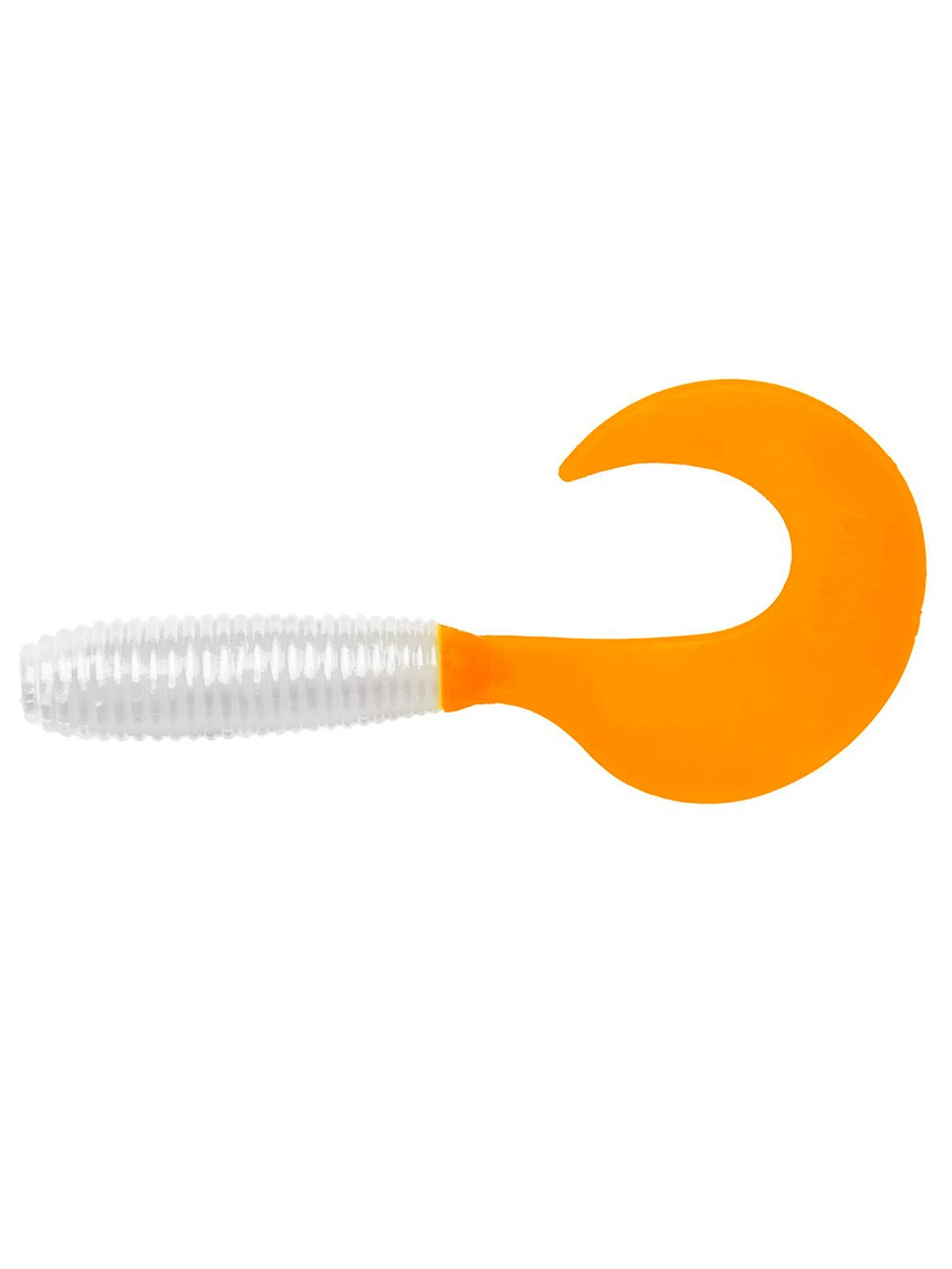 Твистер несъедобный Helios Credo 3,35"/8,5 см White & Green 100шт. (HS-11-016-N)