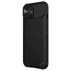 Противоударный чехол Nillkin CAMSHIELD Leather Case с защитой камеры для iPhone 13