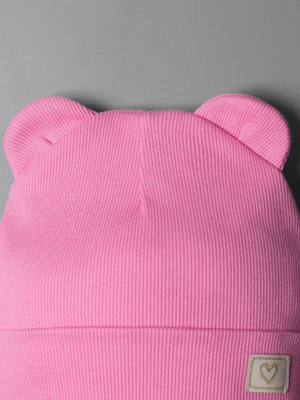 Шапка детская на осень с ушками