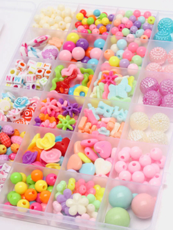 Бусинки бисер набор для создания украшений для творчества детский браслет ожерелье ободок, Волшебные ягоды