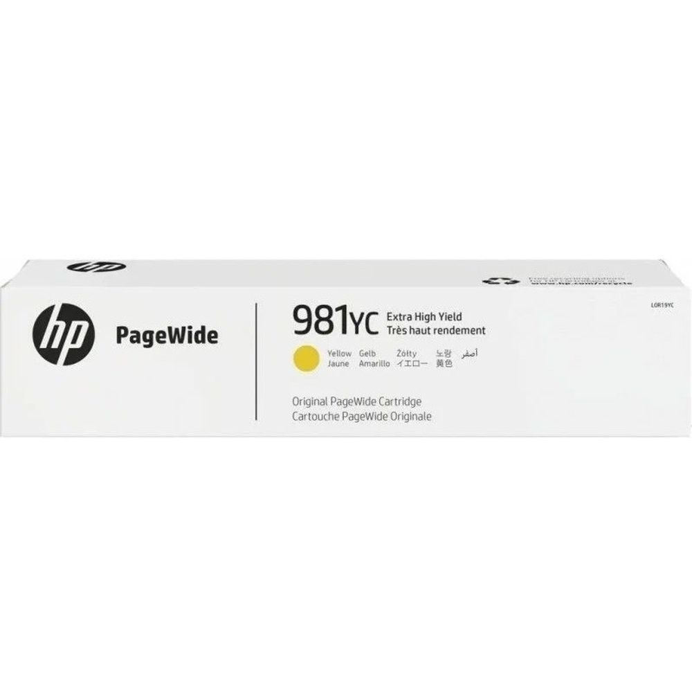 Контрактный картридж HP 981YC (L0R19YC) Yellow