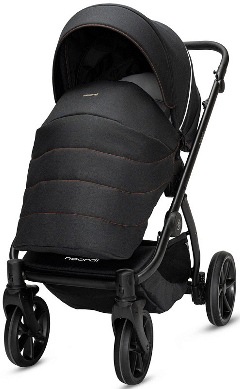 Детская коляска Noordi Fjordi V2 4 в 1 с автокреслом Terra Black и базой 1462815 Voyager Black