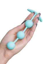 Анальная втулка ToDo Triplex мятная 15 см