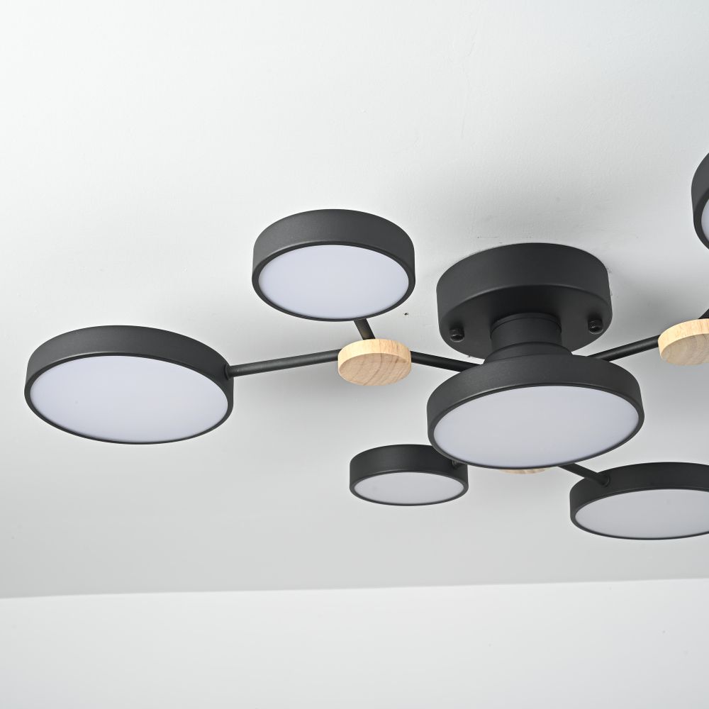 Потолочная Люстра Gamma D88 Black By Imperiumloft