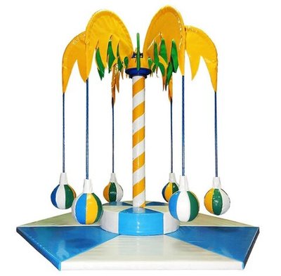 Детская карусель кокосовая пальма "Пломбир" (d290см)