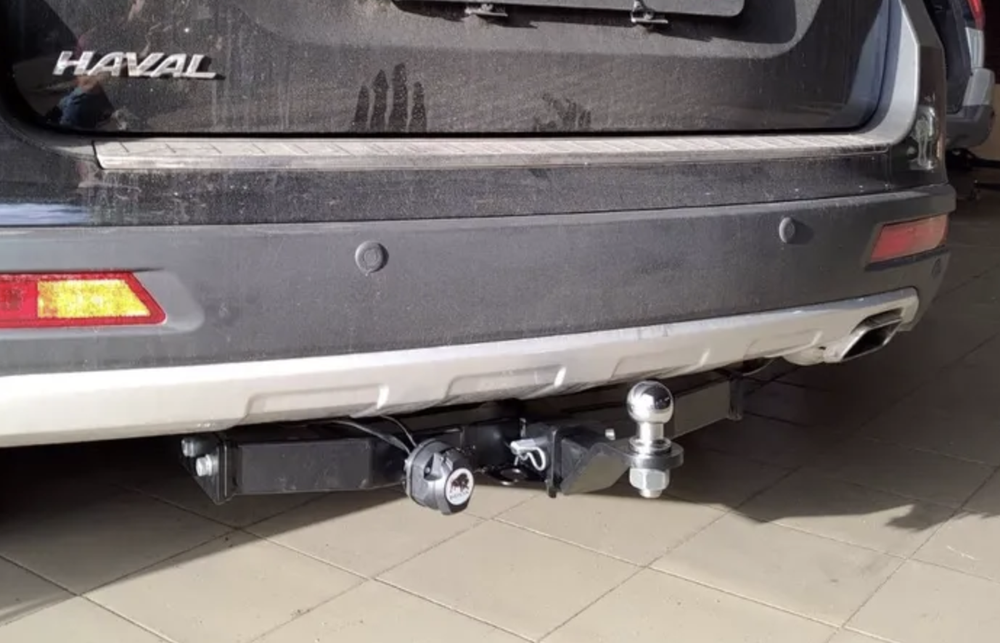 Фаркоп с унив. электрикой Смарт на Haval H6 FA 0240-E (c 2015 г.в.), M6(с 2023 г.в.) Бизон