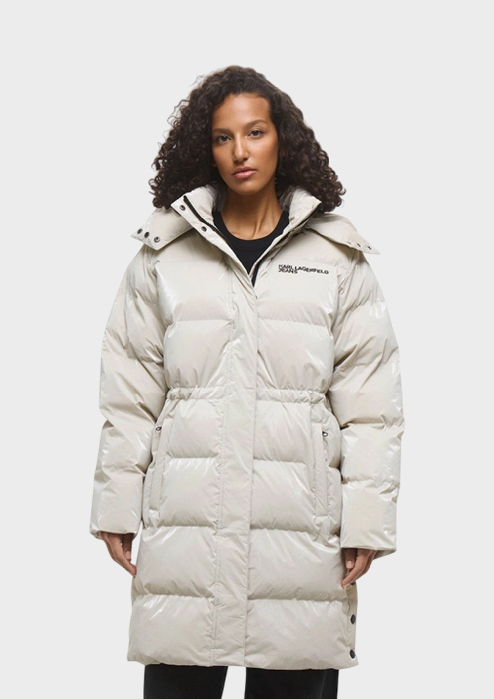 Куртка KARL LAGERFELD JEANS Long Pearlized Puffer