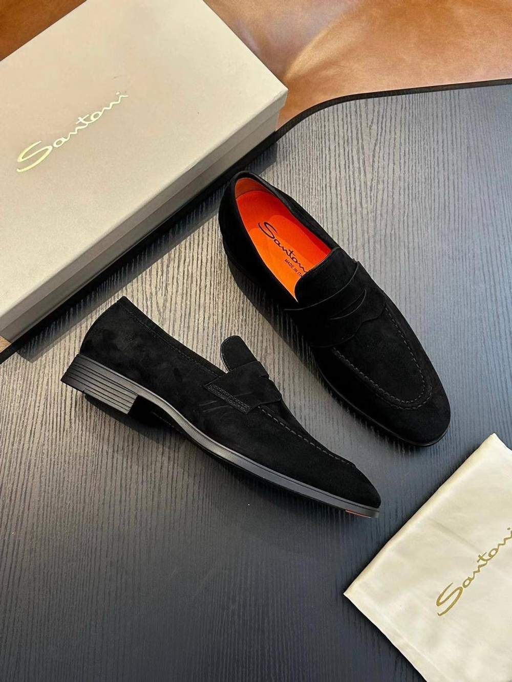 Лоферы Santoni