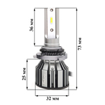 Светодиодные автомобильные LED лампы TaKiMi Orion HB4 (9006) 5500K 12V