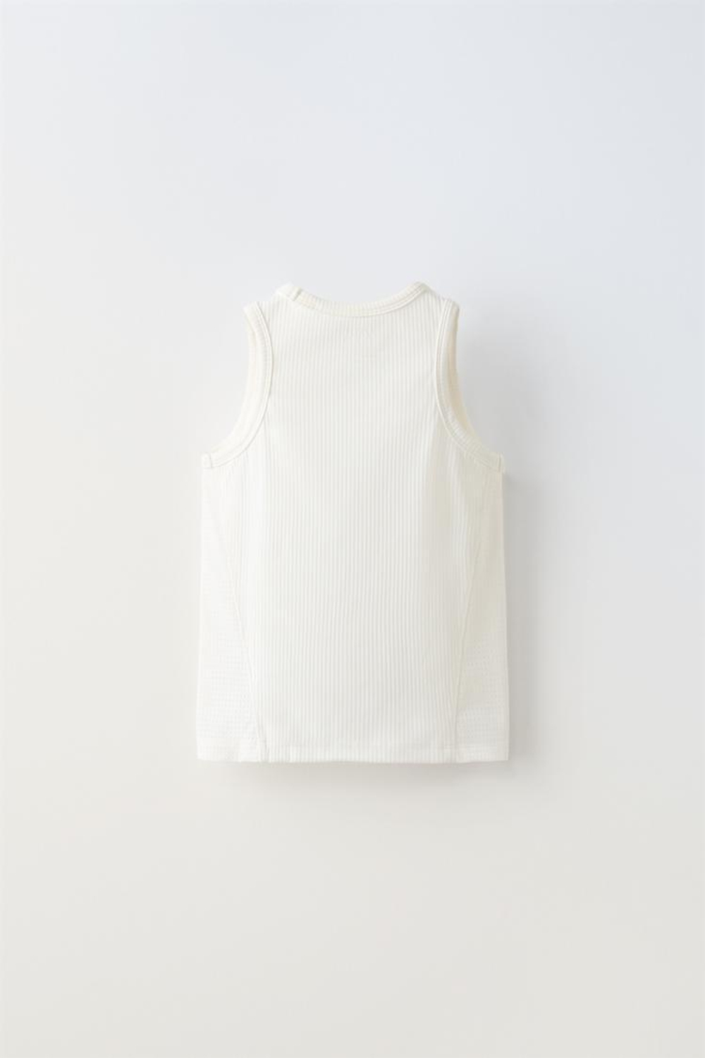 ZARA СПОРТИВНАЯ ФУТБОЛКА, БЕЛЫЙ