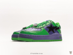 Кроссовки Marvel x Bape STA Low "Hulk"