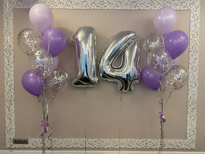 Набор для Девушки 20 фиолетовый с цифрами