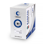 Кабель витая пара U/UTP 5e кат. 4 пары Cabeus UTP-4P-Cat.5e-SOLID-LSLTx-GY