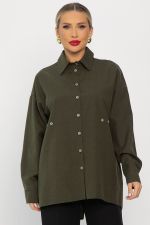 Рубашка Свободное падение (хаки) Б14192-5М LT Collection