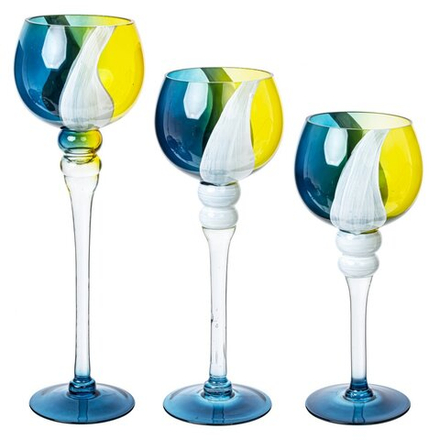 GAEM Набор из 3-х подсвечников, L35 W12 H40 см