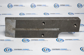 Пластина (отбойник) задней рессоры боковая левая FAW 6х4 2912437A96AJ/A