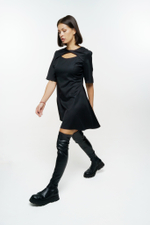 Merino wool blend dress