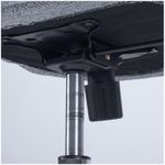 Кресло руководителя Helmi HL-E89 "Blocks" LUX, ткань SY светло-серая, мягкий подлокотник, хром