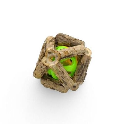 Игрушка для кошек "Чистый котик" Шарик из мататаби с мячиком