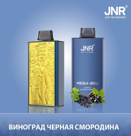 JNR Mega box Виноград-чёрная смородина 30000 затяжек 20мг (2%)