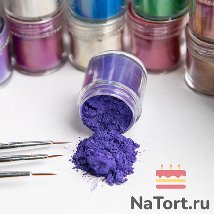 Краситель сухой перламутровый Bakerika «Королевский фиолетовый» 4 гр