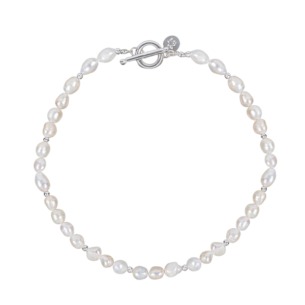 Колье Fiore Luna String of Pearls Сarabiner BL4507 S
