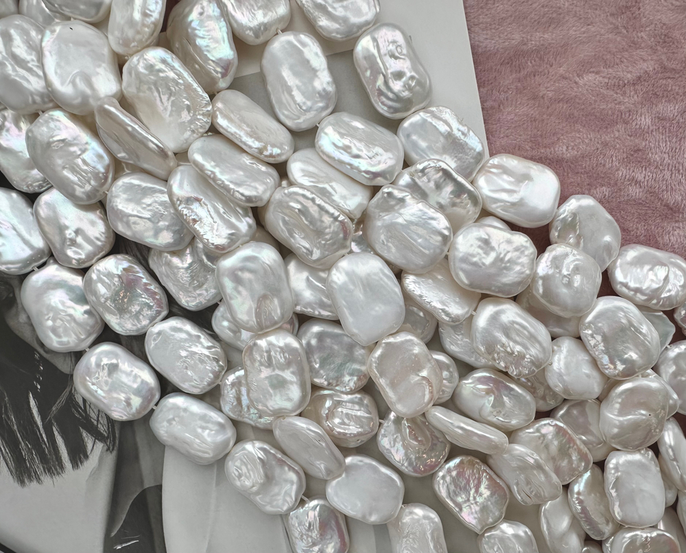 Жемчуг натуральный 15-20мм (1 штука)