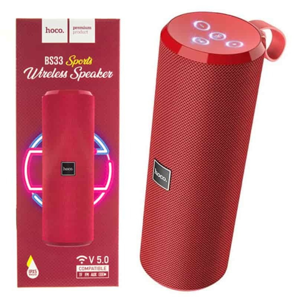 Колонка - Bluetooth HOCO BS33 (красный)